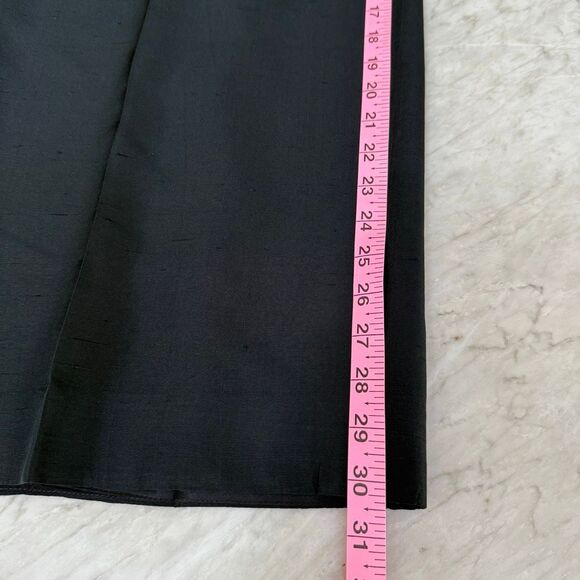 Constance Saunders vintage 100% silk wide leg lined pants size 12 - Picture 6 of 6